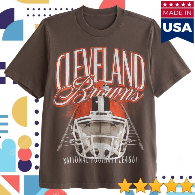 Official NFL by Abercrombie & Fitch Cleveland Browns Vintage-Inspired Graphic Shirt