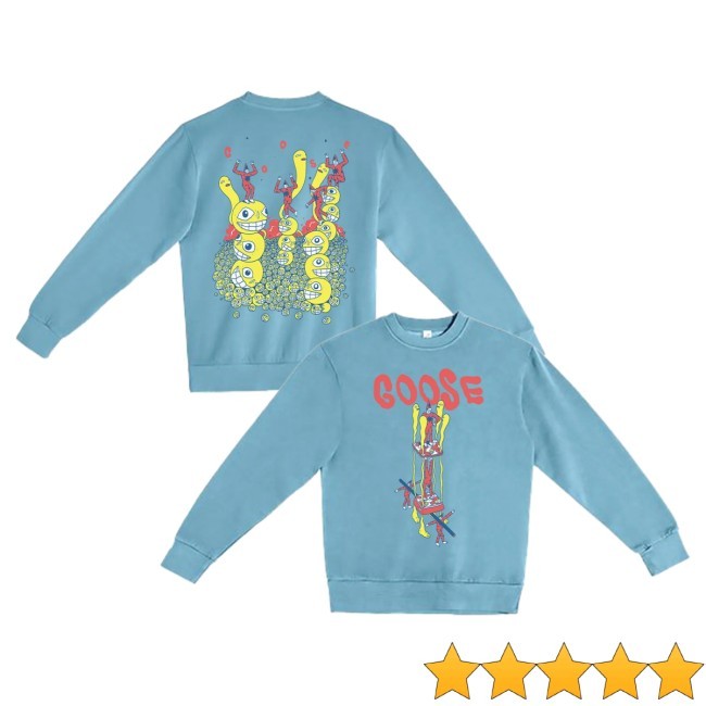 Goose Band Merch Smiley Heads Sweatshirt